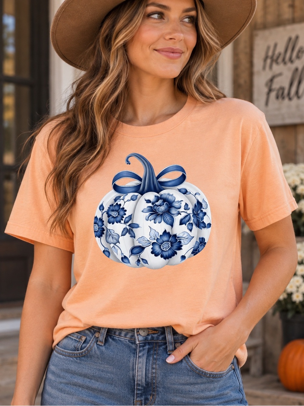 🍂🎄 LIKE THIS LISTING❣️ Fall to Christmas Tee Handmade Graphic Tees & More🌴 - Picture 6 of 8
